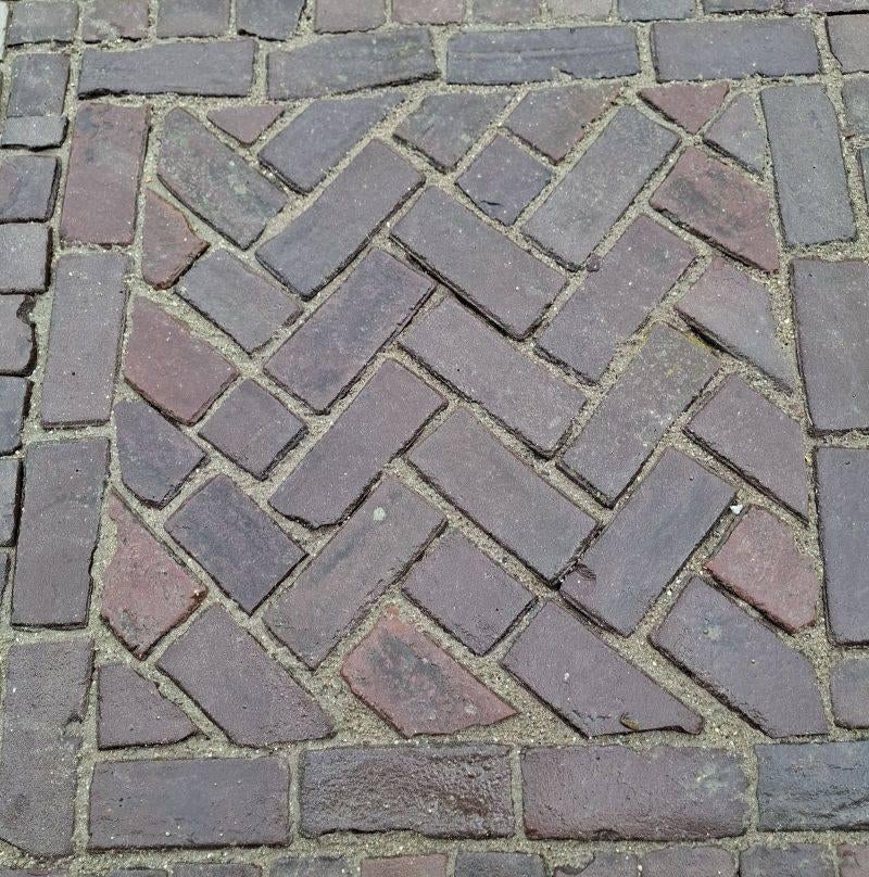 KEI FORMAAT OUD TYPE DORDRECHT DONKER PAARS GENUANCEERD, Ophalen, Overige materialen, Gebruikt, Klinkers