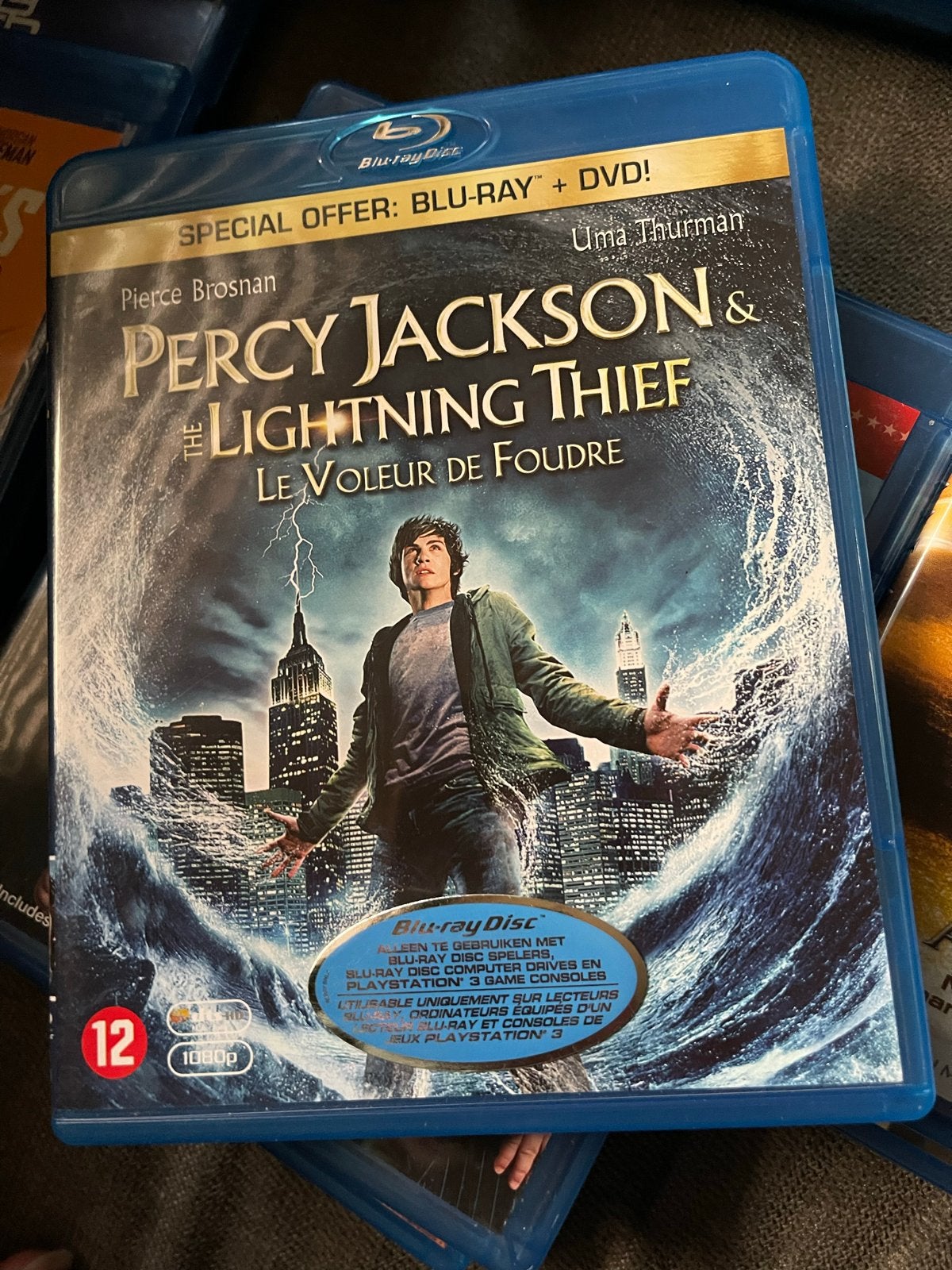 Percy Jackson & The Lightning Thief Blu-ray + DVD, Avontuur, Nederlands, Film, Ophalen of Verzenden