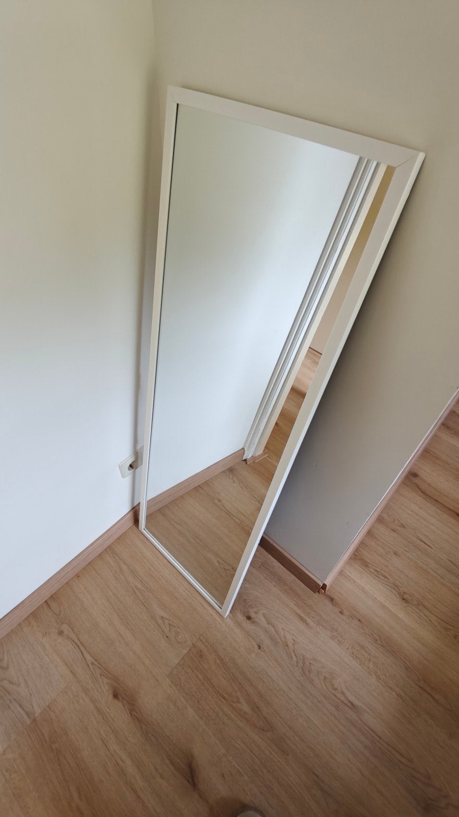 Witte spiegel 120x40 cm, Ophalen, Minder dan 50 cm, 100 tot 150 cm, Zo goed als nieuw
