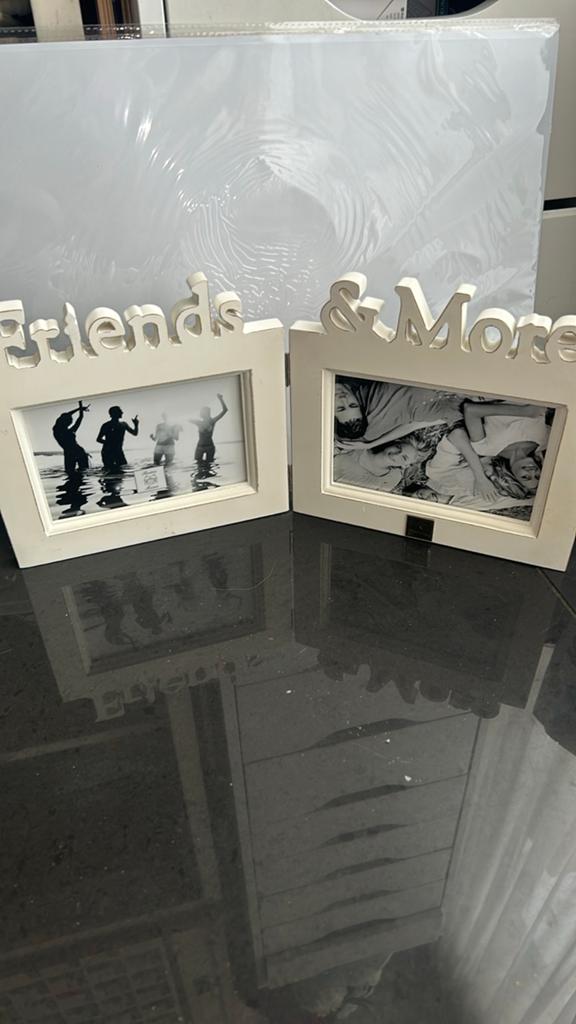 Fotolijstjes 'Friends & More' - Set van 2, Ophalen of Verzenden, Gebruikt