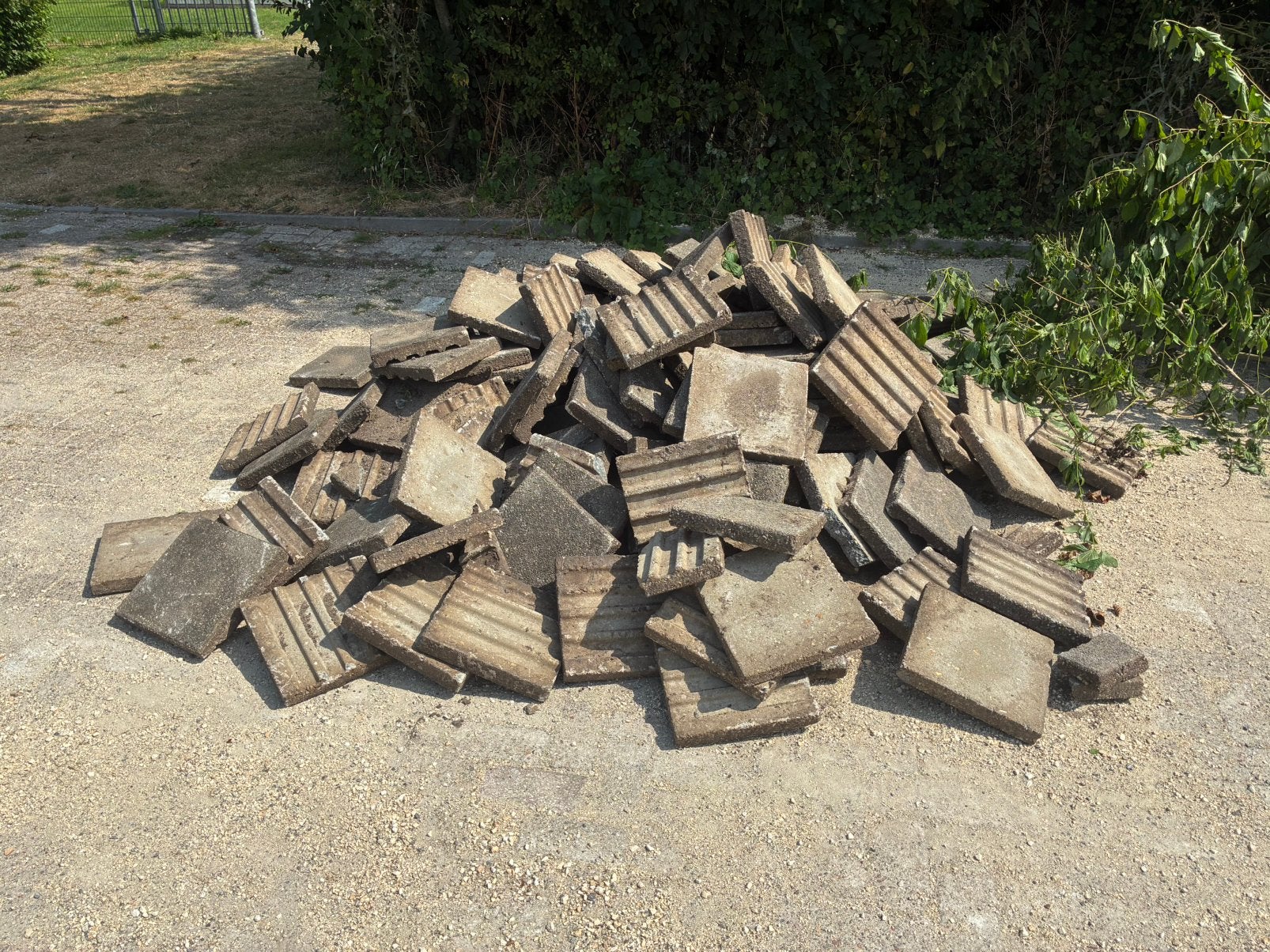 Stoeptegels gratis op te halen, Ophalen, Gebruikt, Overige typen, 10 m² of meer
