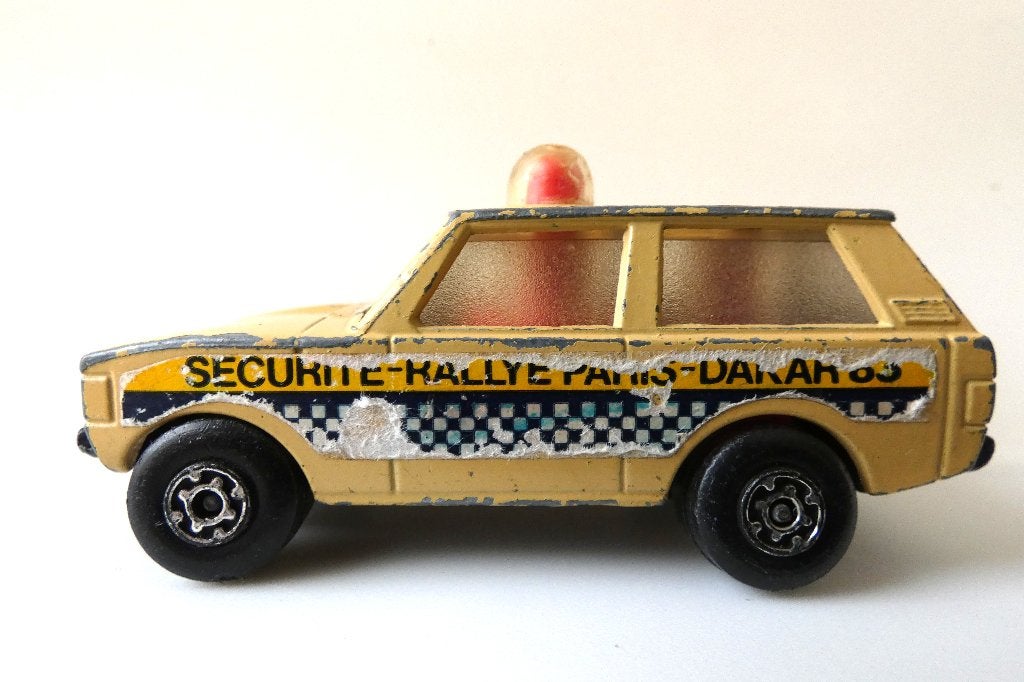 Matchbox Range Rover SECURITE Rallye Paris Dakar Parijs, Ophalen of Verzenden, Gebruikt, Auto
