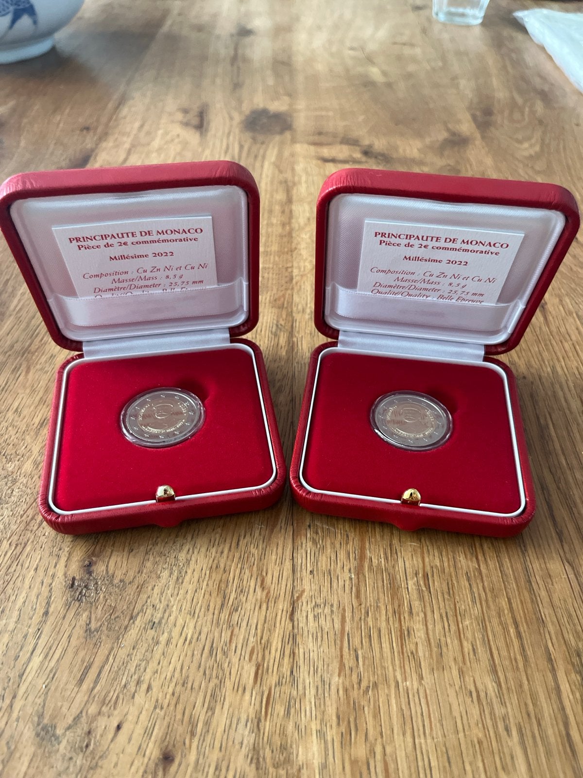 Monaco 2 Euro Herdenkingsmunt 2022, Postzegels en Munten, Ophalen of Verzenden, Monaco, 2 euro, Setje
