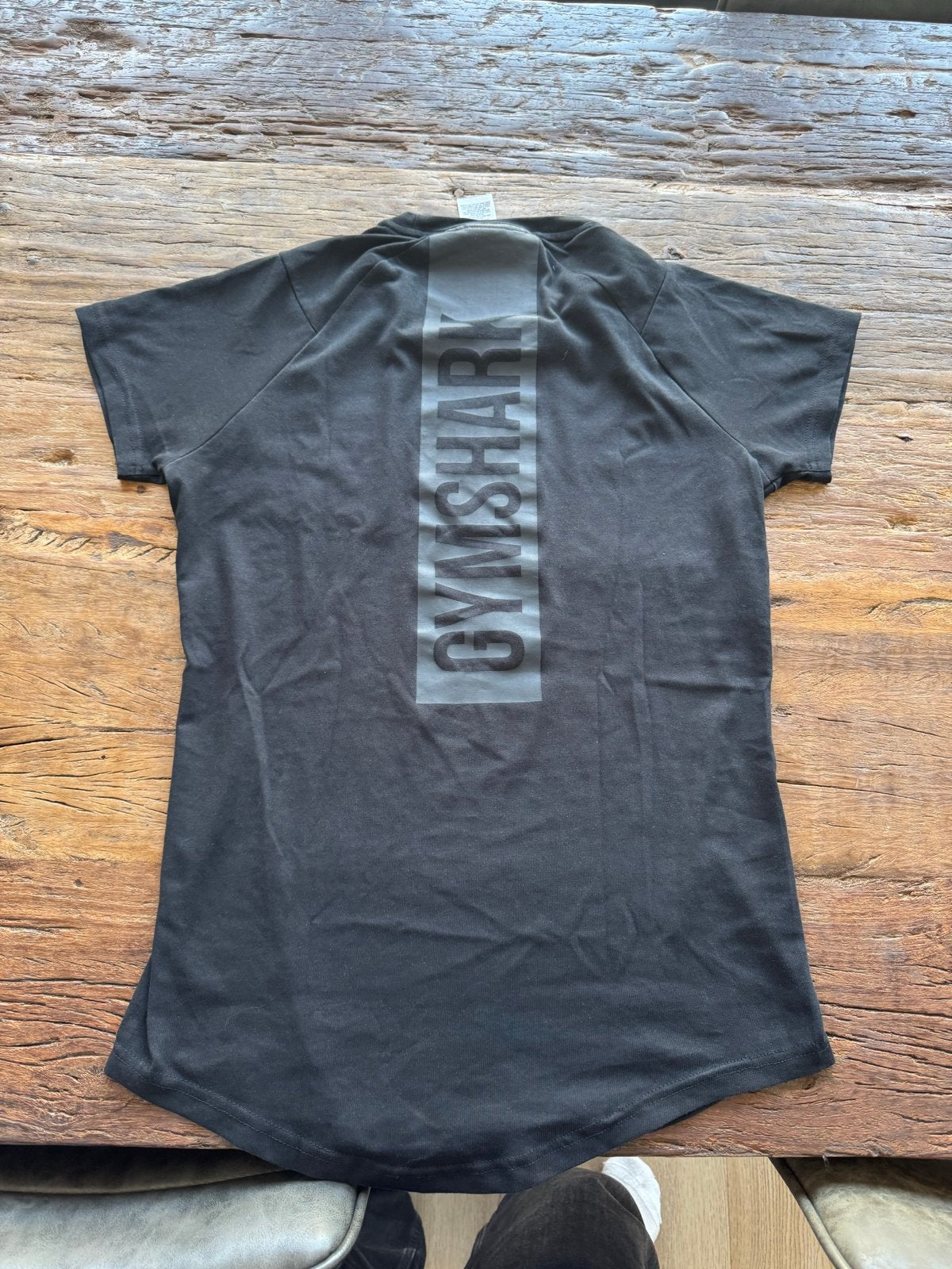Gymshark T-shirt Zwart Maat M, Ophalen of Verzenden, Zo goed als nieuw, Zwart