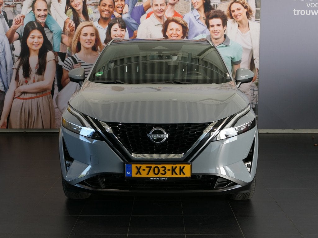 Nissan QASHQAI 1.3 MHEV Xtronic Tekna *1.800KG Trekgewicht!*, Auto's, Nissan, Automatische klimaatregeling, Leder en Stof, Origineel Nederlands