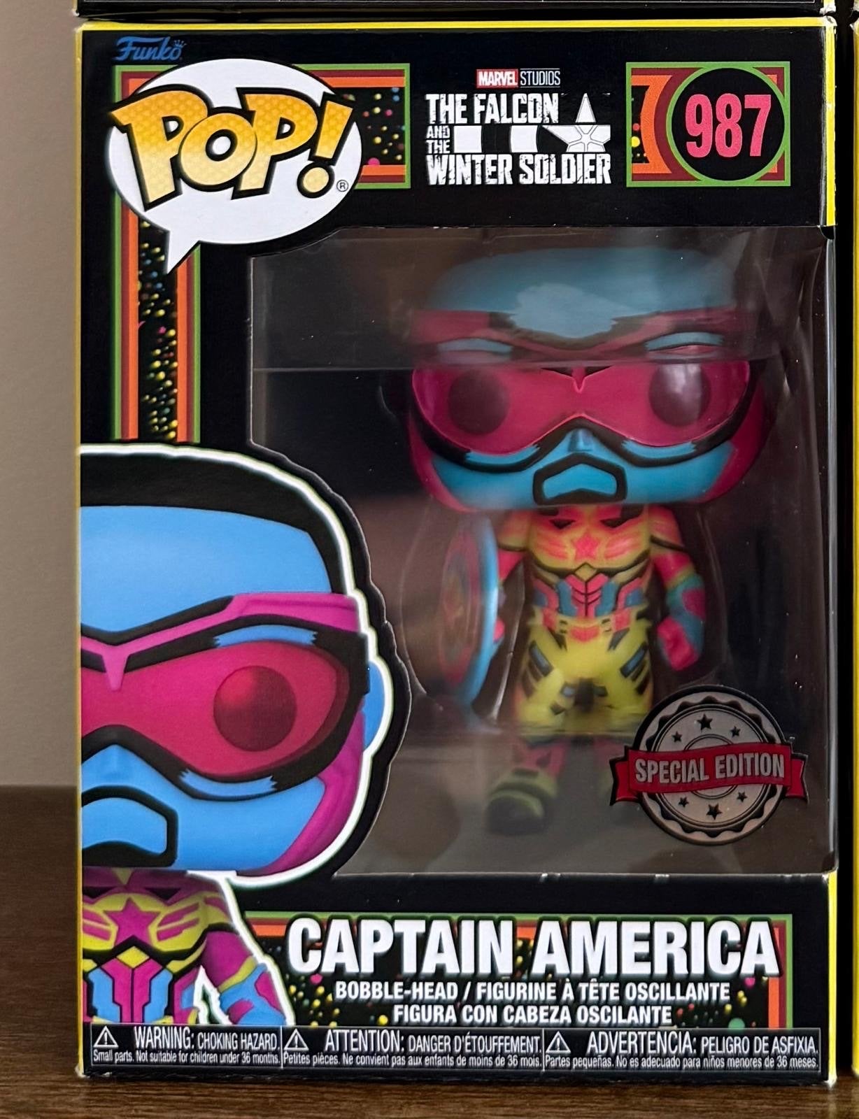 Funko Pop! Captain America #987 Special Edition, Ophalen of Verzenden, Nieuw