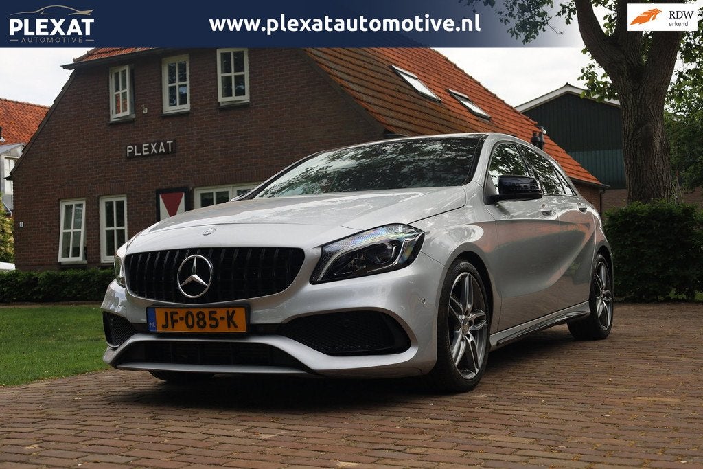 Mercedes-Benz A-klasse 180 Ambition Aut. | AMG-Pakket | Appl, Gebruikt, 4 cilinders, 122 pk, 19 km/l