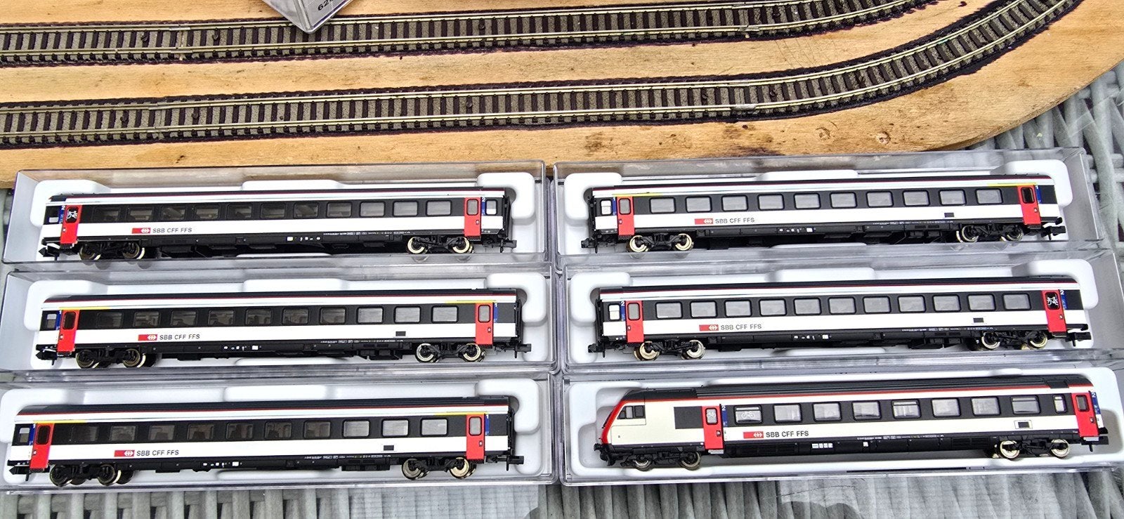 fleischmann SBB rijtuigset met stuurstandrijtuig dcc/analoog, Hobby en Vrije tijd, Fleischmann, Ophalen of Verzenden, Zo goed als nieuw