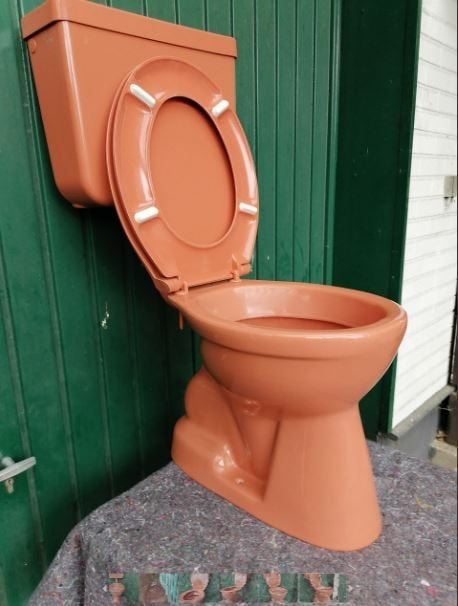 vintage wc toilet Villeroy & Boch 1967, Ophalen, Zo goed als nieuw, Steen, Toilet