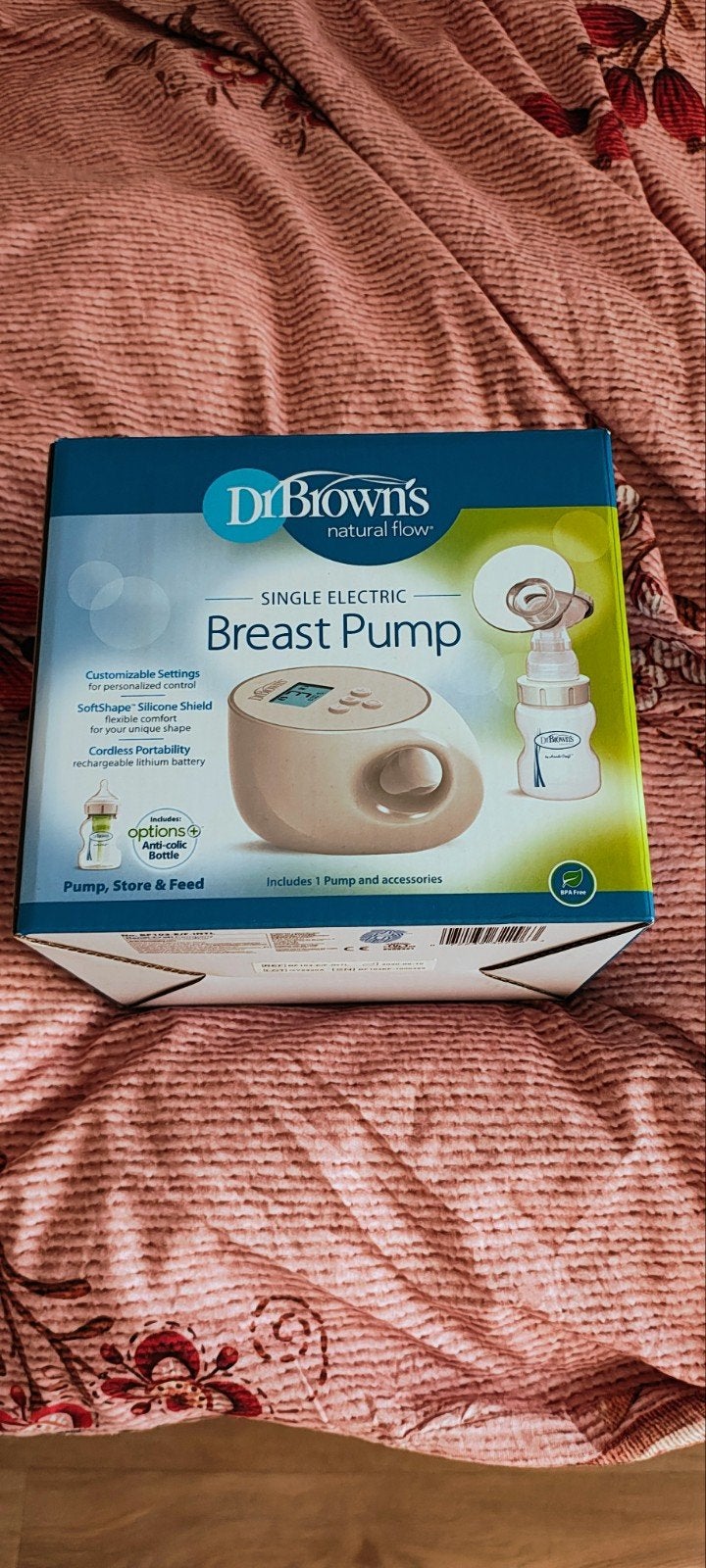 Dr. Brown's Natural Flow enkele elektrische borstkolf, Ophalen, Nieuw, Borstkolf, Dr. Brown's