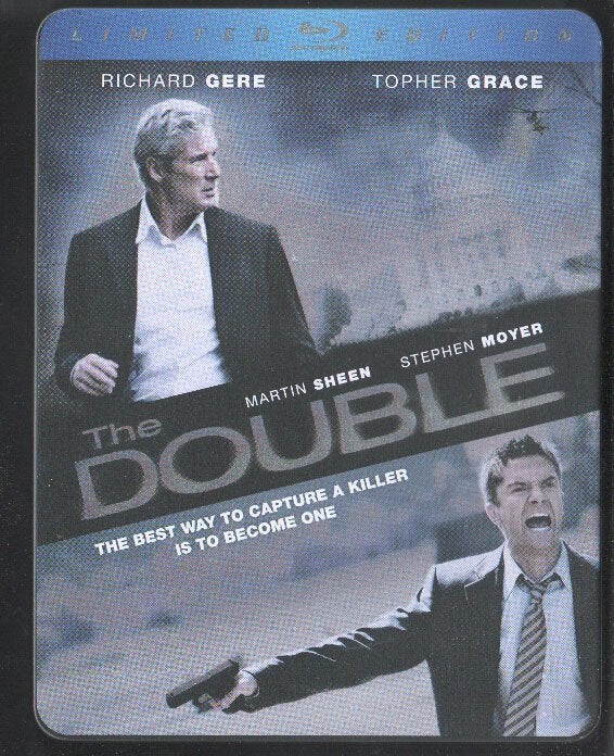 The Double, STEELBOOK. Blu-ray., Cd's en Dvd's, Blu-ray, Gebruikt, Thrillers en Misdaad, Ophalen of Verzenden