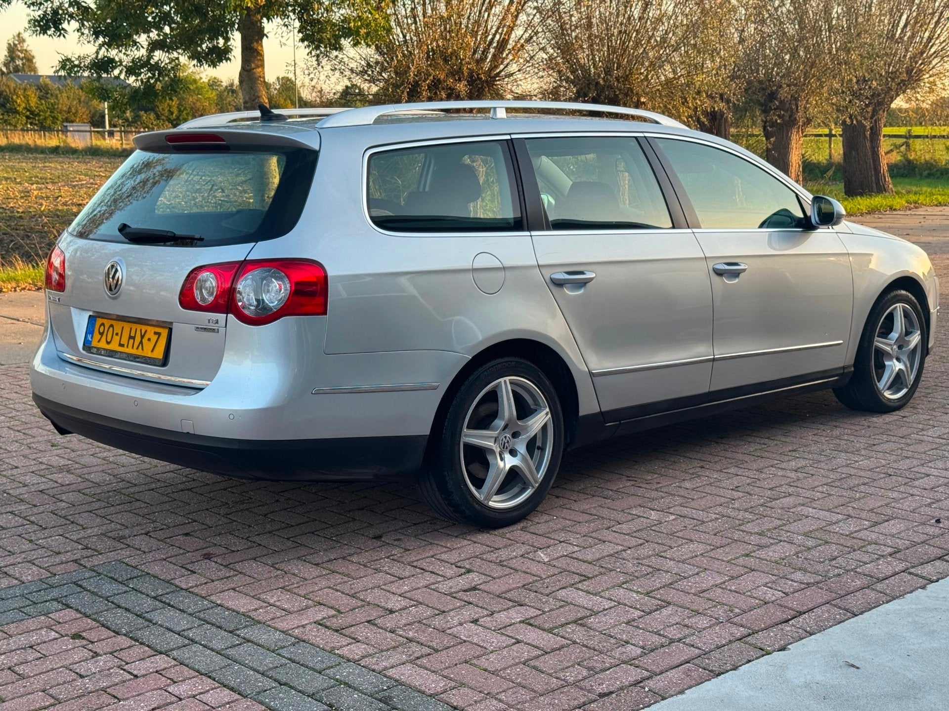 Volkswagen Passat Variant 1.4 TSI Highline 122PK DSG|CLIMA|C, Auto's, Euro 5, Stof, Gebruikt, Zwart