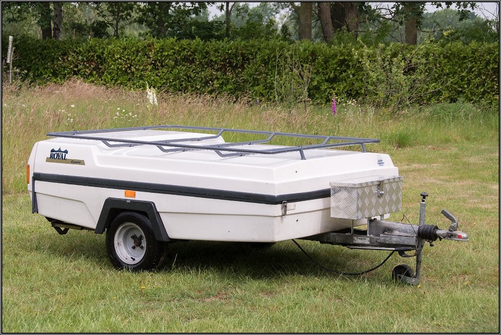 Camplet / Camp-let Royal, Caravans en Kamperen, Vouwwagens, Ophalen, Blauw, Aanwezig, Camp-Let