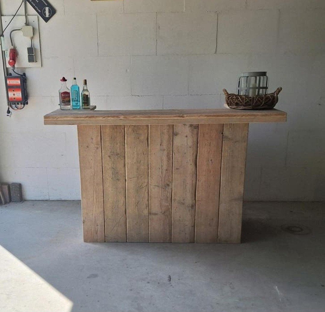 AANBIEDING shotjes cocktail bar mancave steigerhout douglas, Huis en Inrichting, Ophalen of Verzenden