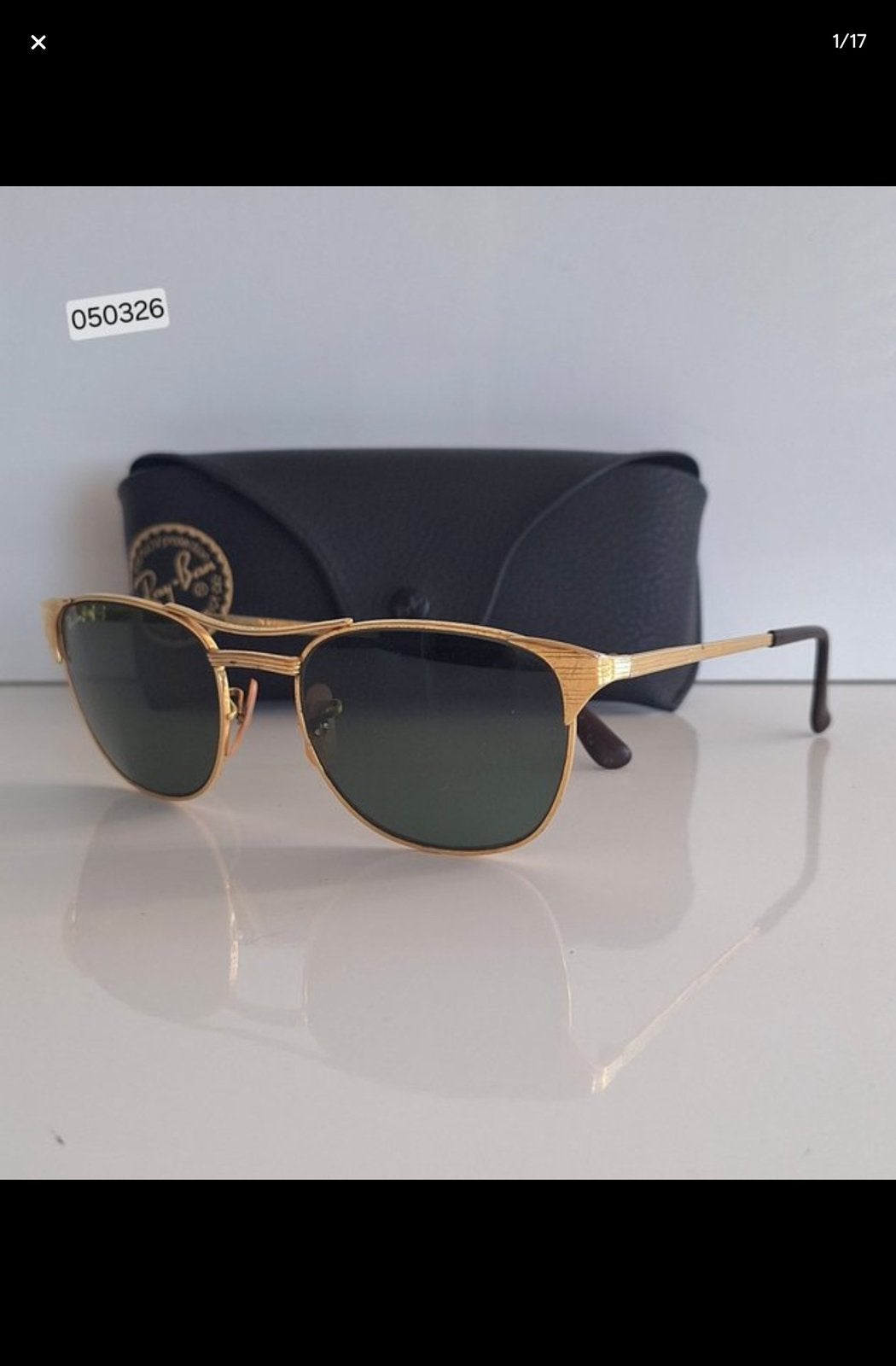 Rayban signet, Verzenden, Zo goed als nieuw, Groen, Ray-Ban