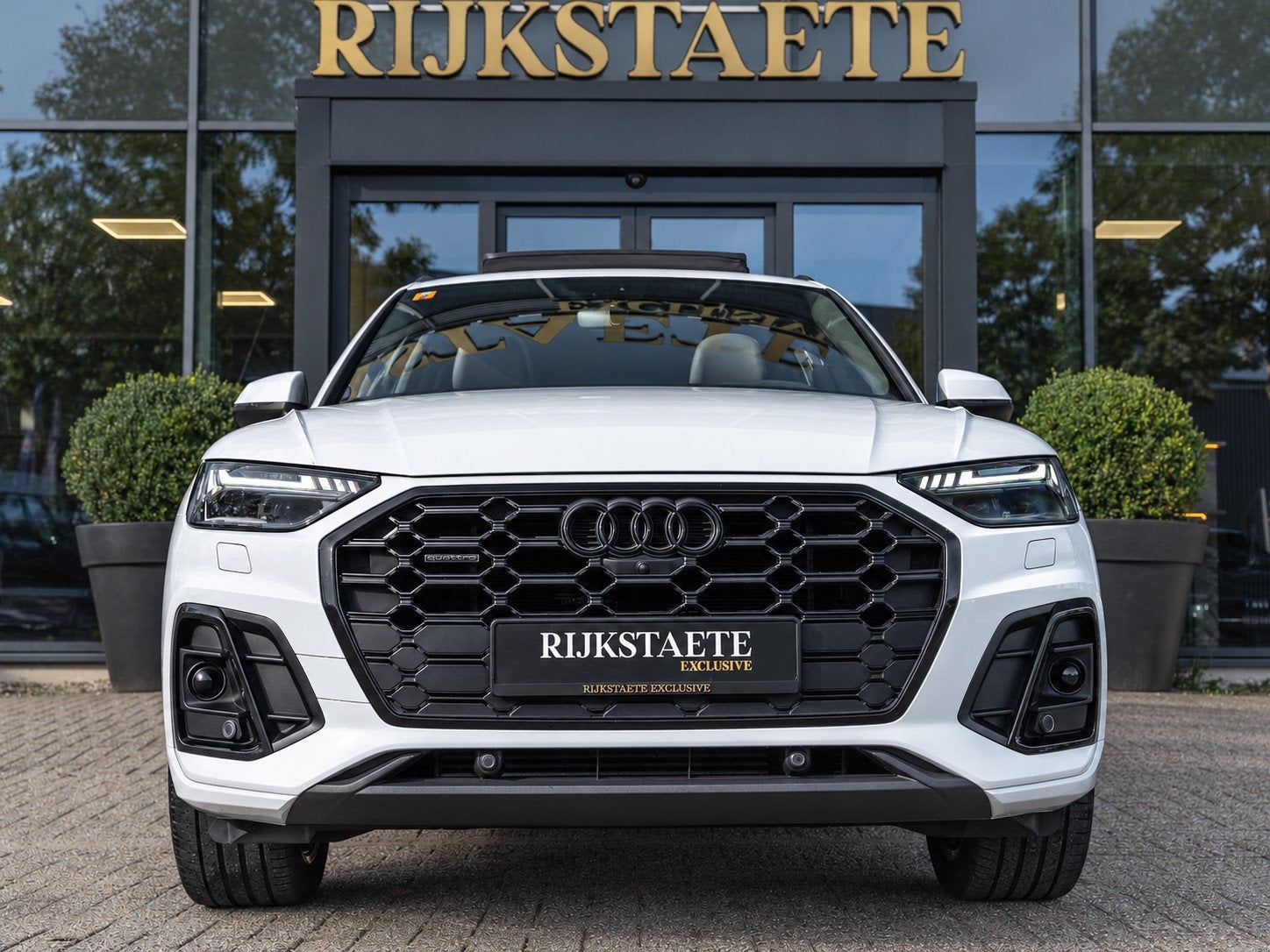 Audi Q5 55 TFSI e S-Line|PANO|B&O|360|ACC|APP|SFEER|20|ST.VW, Automaat, Dealer onderhouden, Gebruikt, 4 cilinders