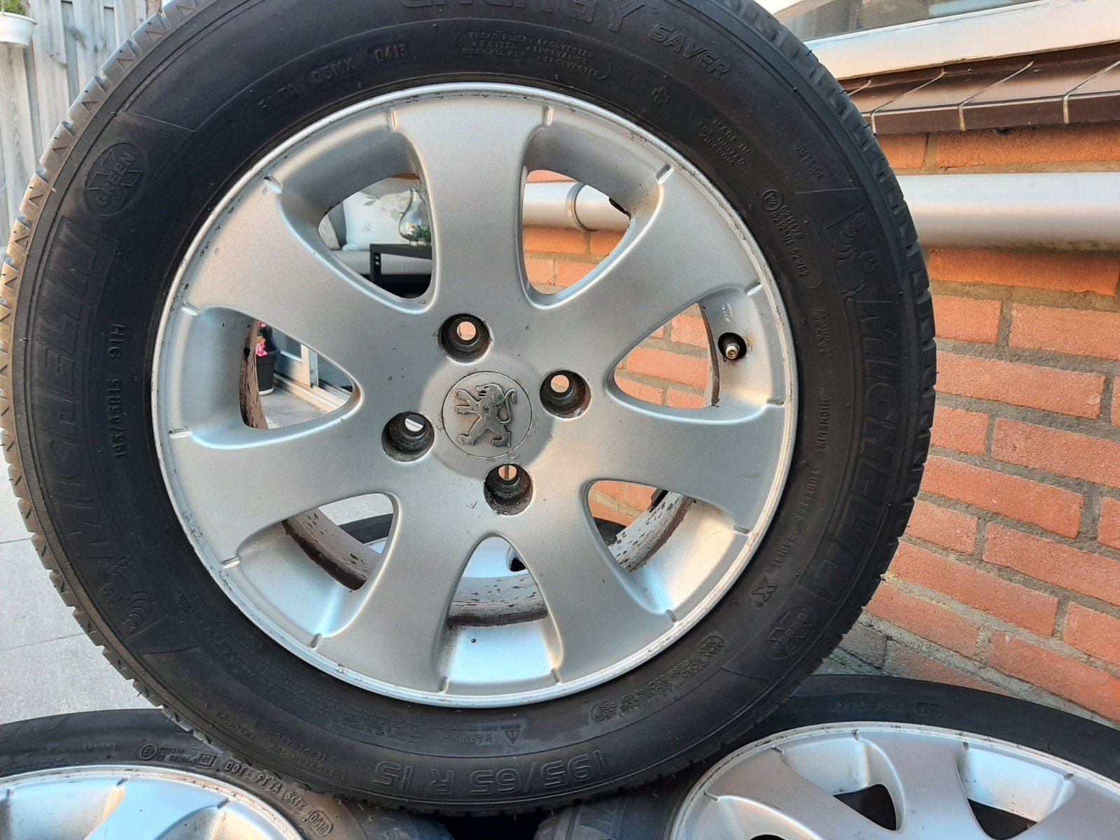 Te koop Origineel peugeot 307 velgen 195/65 15., Ophalen, Gebruikt, 15 inch, Banden en Velgen