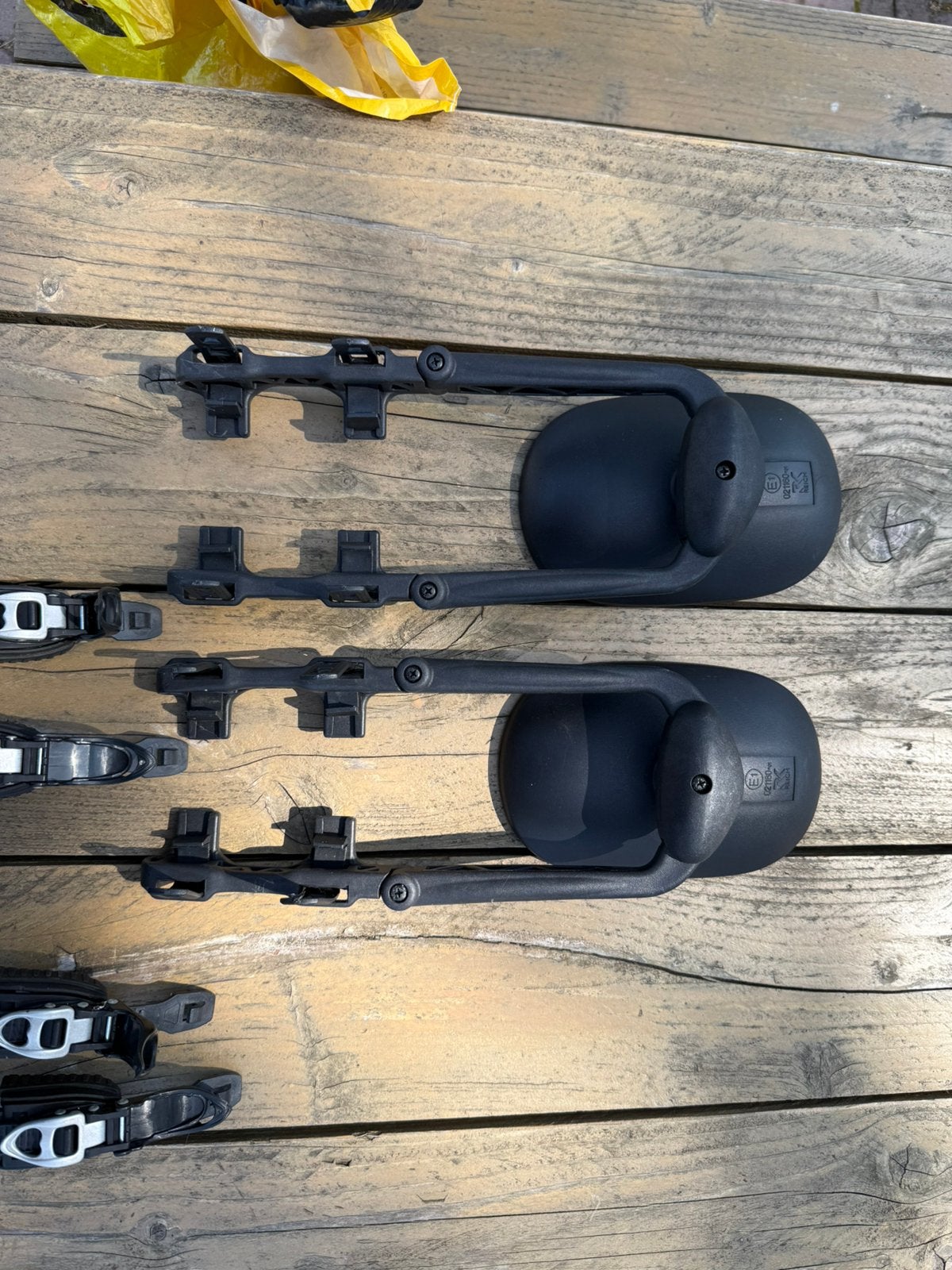 Set Reich caravan spiegels met ratelspanners nette staat, Ophalen of Verzenden, Zo goed als nieuw