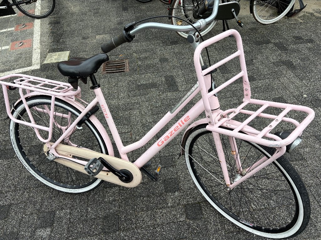 Gazelle Duty NL – Dames fiets – Nieuwe banden, Ophalen, Terugtraprem, Gebruikt, Versnellingen