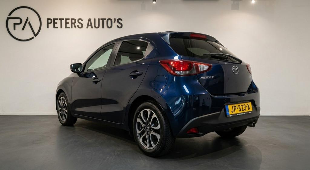 Mazda 2 1.5 Skyactiv-G GT-M volledig Led/Pdc/Stoelverwarming, Voorwielaandrijving, Gebruikt, 4 cilinders, Blauw
