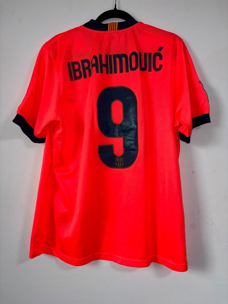 Origineel Barcelona 2009-10 - Ibrahimovic #9 Match Issue, Overige kleuren, Ophalen of Verzenden, Voetbal, Maat 56/58 (XL)