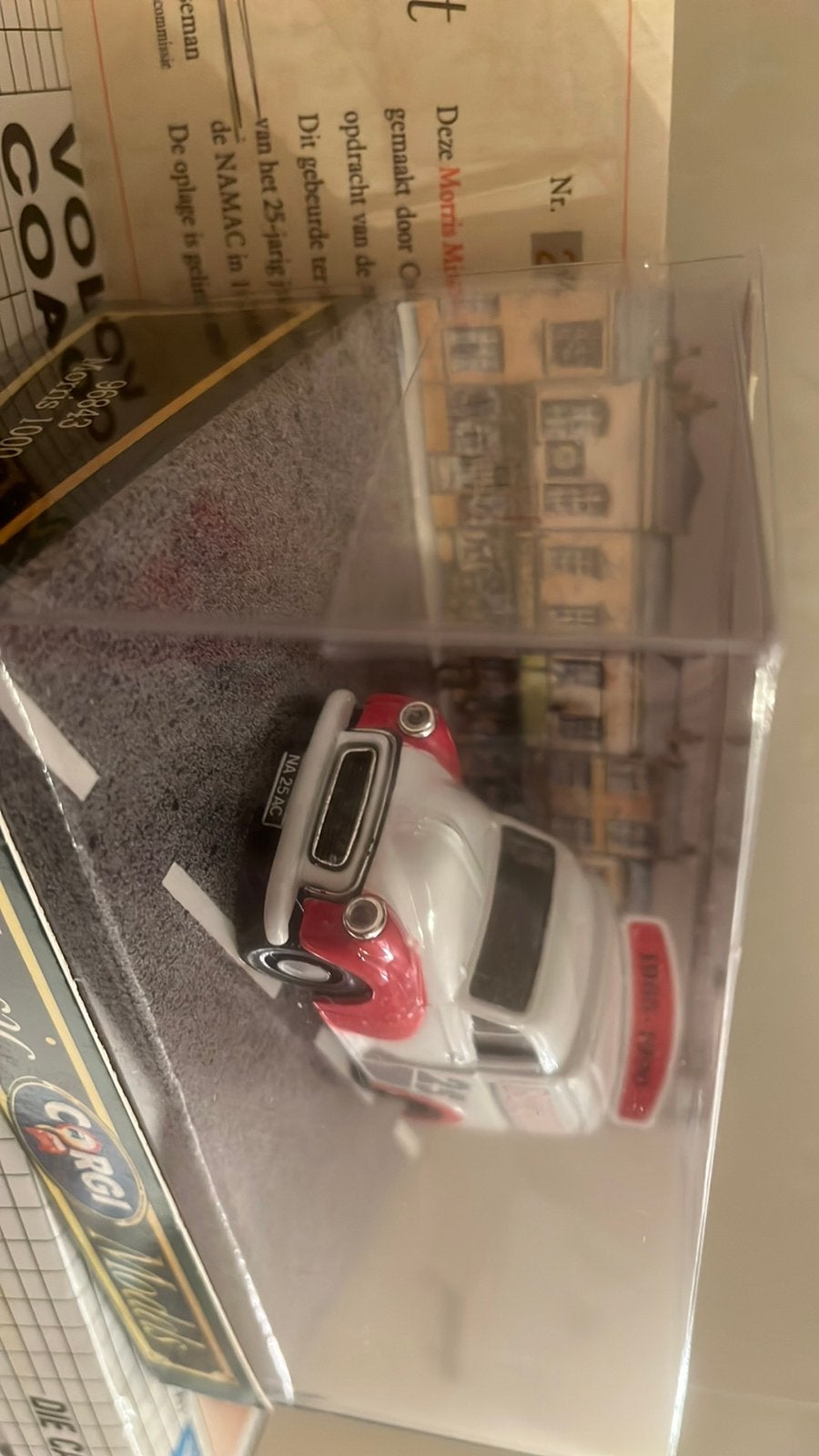 Corgi Morris Namac clubmodel 1990, Auto, Corgi, Ophalen of Verzenden, Zo goed als nieuw