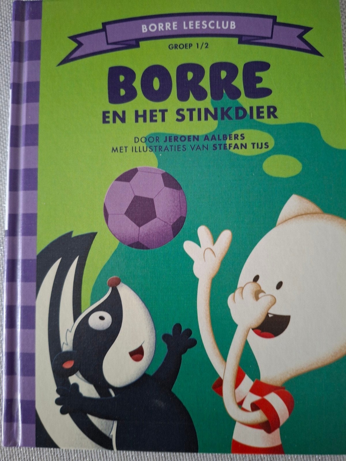 Borre en het Stinkdier - Borre Leesclub Groep 1/2, Boeken, Ophalen, Gelezen, Jeroen Aalbers, Fictie algemeen