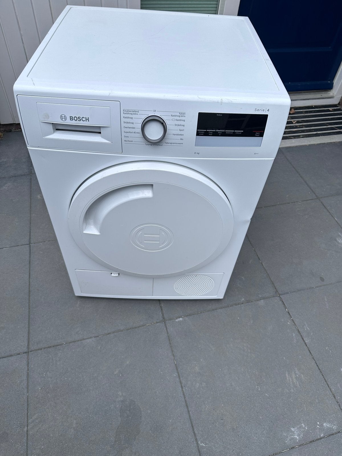 Bosch Serie 4 Warmtepompdroger 8 kg - Energiezuinig, Ophalen, 6 tot 8 kg, Overige typen, Zo goed als nieuw