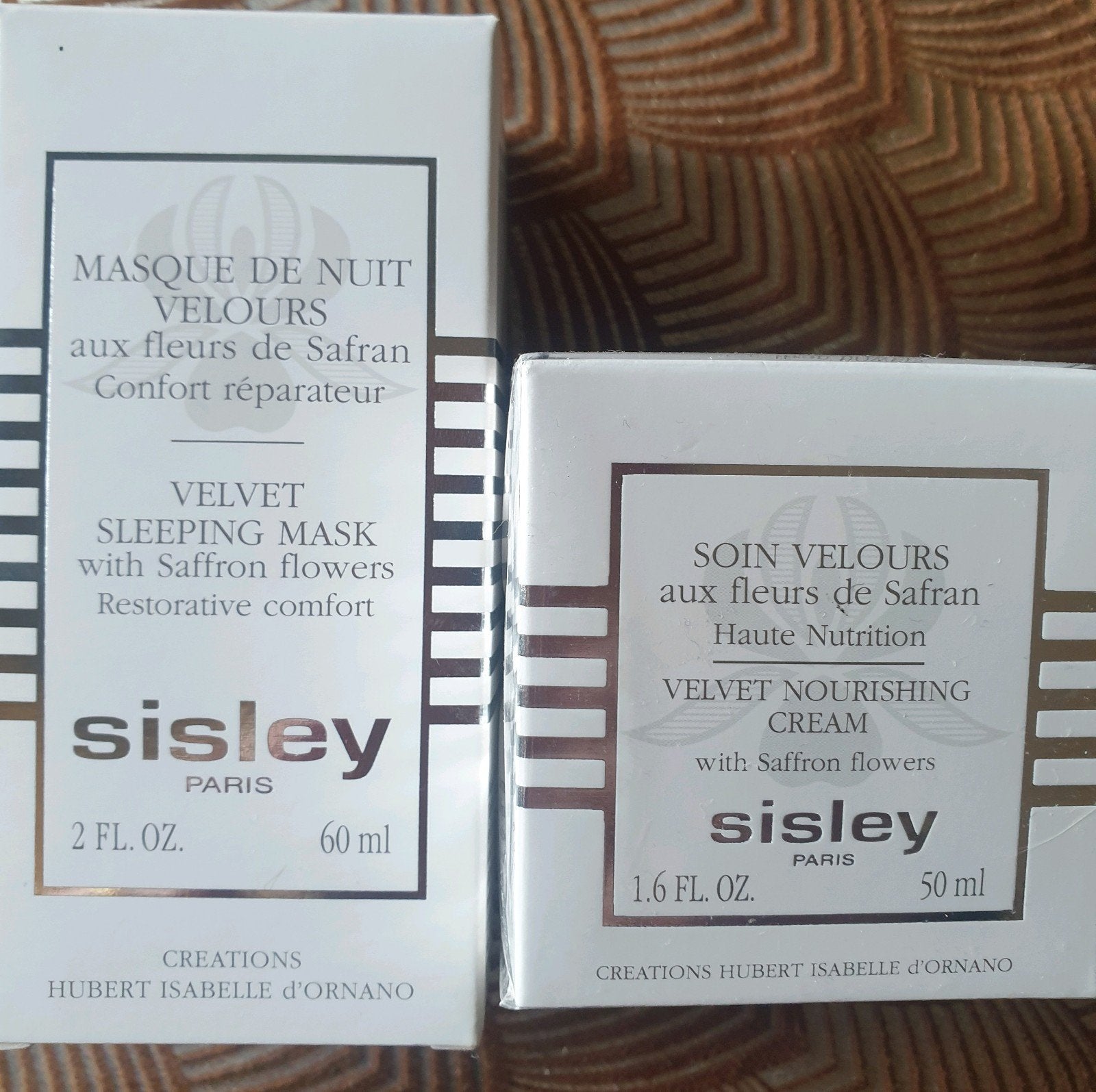 Sisley Velvet Set: masker + creme - Nieuw, Verzenden, Nieuw, Gehele gezicht, Verzorging