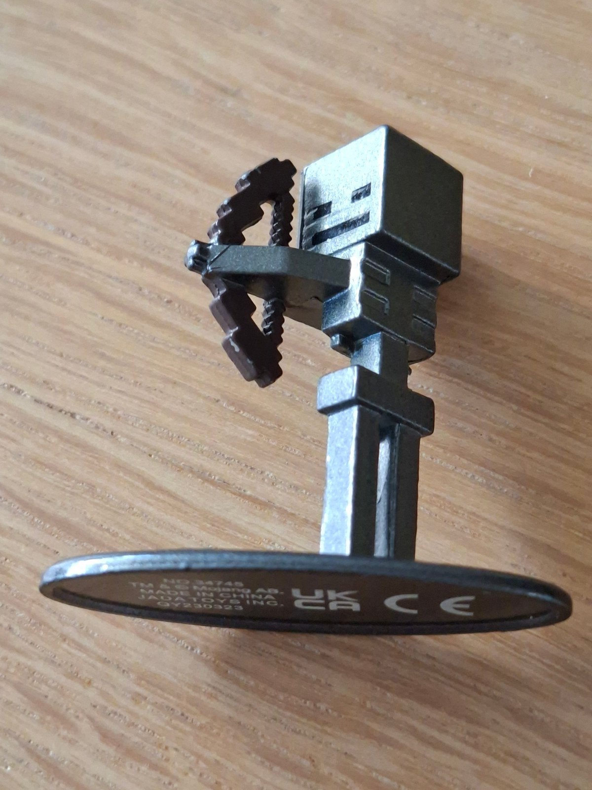 Wither Skeleton figuurtje - Minecraft Nano MetalFigs Jada, Ophalen of Verzenden, Zo goed als nieuw