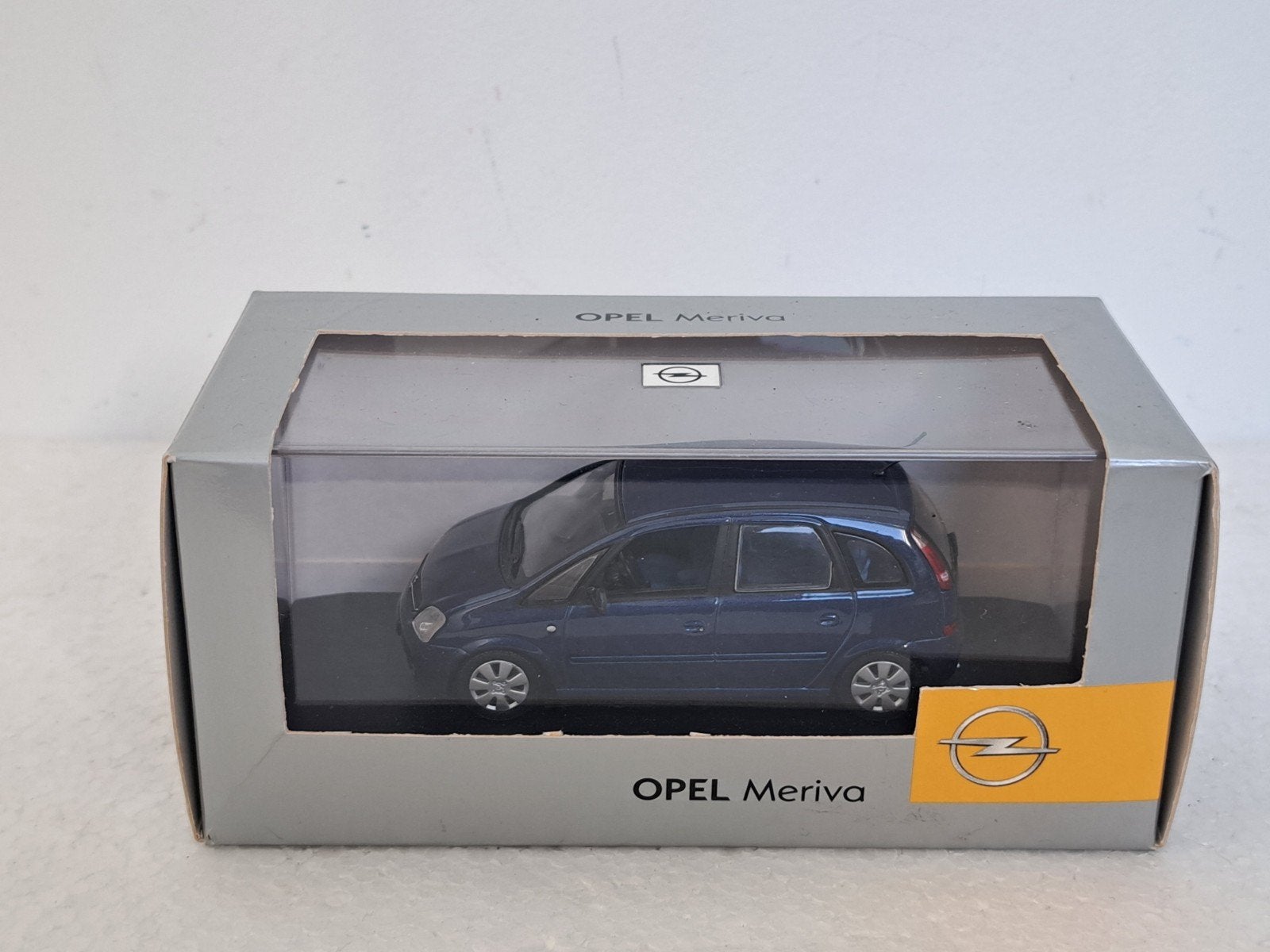Opel A Meriva Blauw 1/43 Minichamps, Hobby en Vrije tijd, Modelauto's | 1:43, Ophalen of Verzenden, Zo goed als nieuw, Auto, MiniChamps