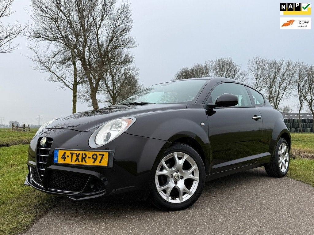Alfa Romeo MiTo 0.9 TwinAir Progression | Airco | 16" Velgen, Voorwielaandrijving, Euro 5, Gebruikt, Zwart