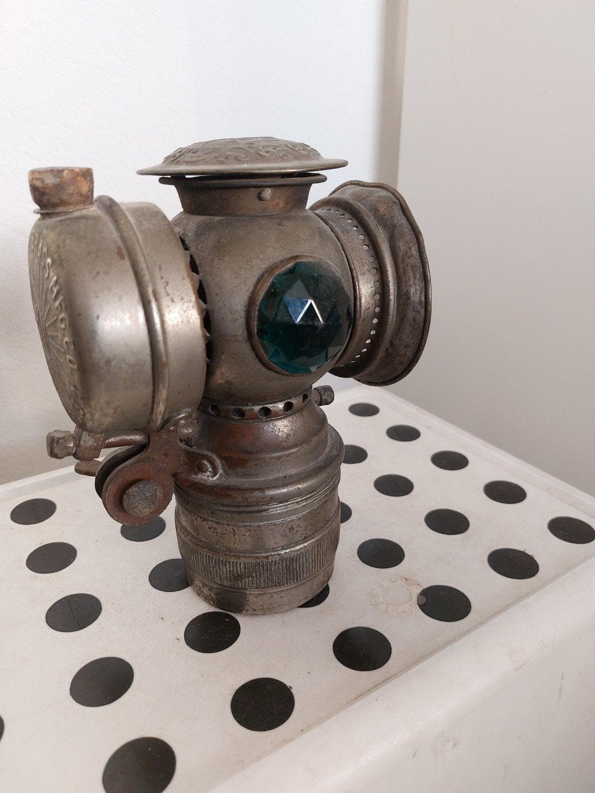 Antieke Solar Carbidlamp - Vintage Fietslamp, Ophalen of Verzenden