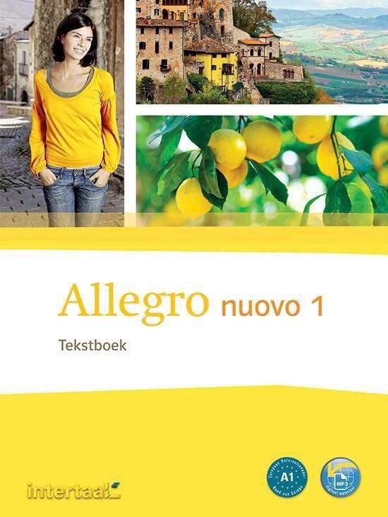 Allegro nuovo 1 tekstboek + Intertaal Augmented Italiaans, Verzenden, Nieuw
