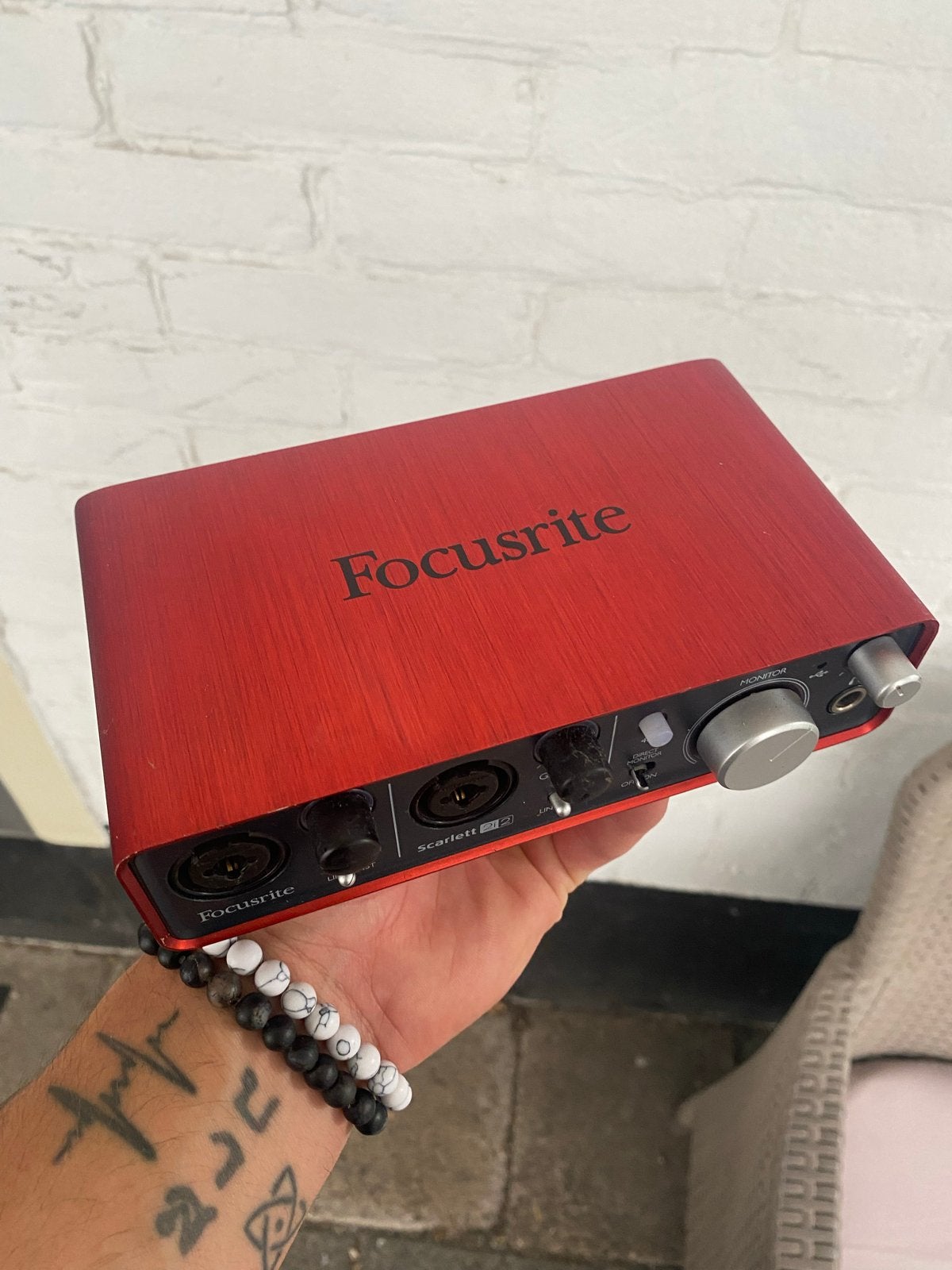 Focusrite Scarlett 2i2 USB Audio Interface, Ophalen of Verzenden, Zo goed als nieuw