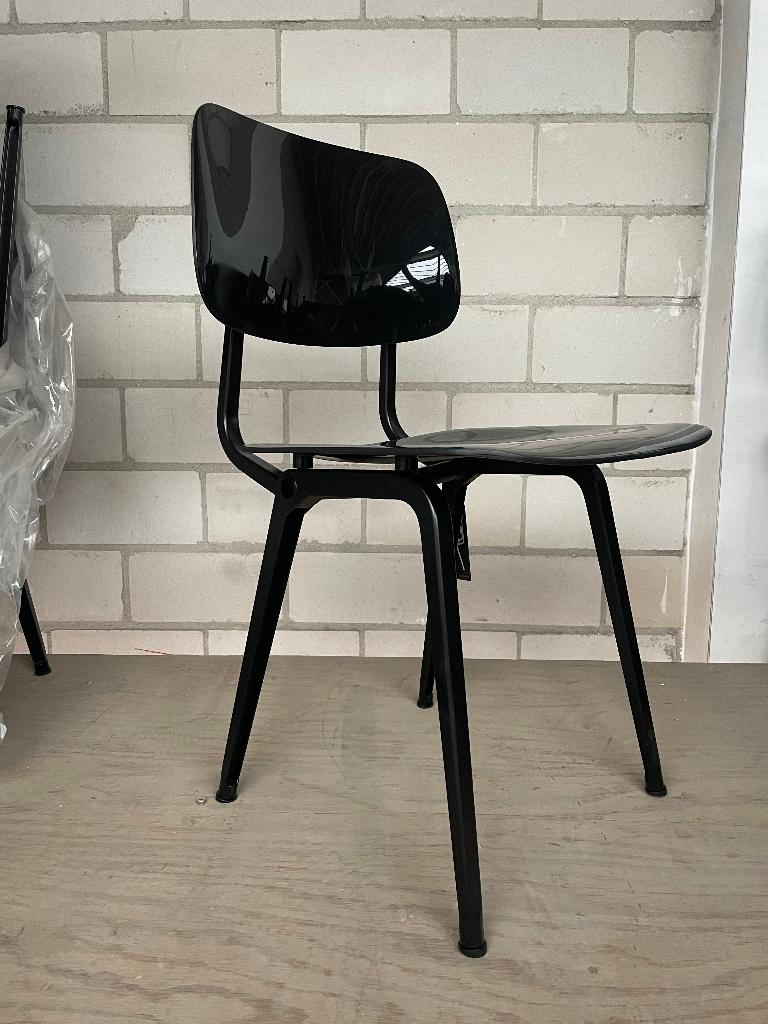 Ahrend Revolt Chair Hoogglans Zwart (voorraad: meerdere), Ophalen, Zwart, Vintage, Zo goed als nieuw