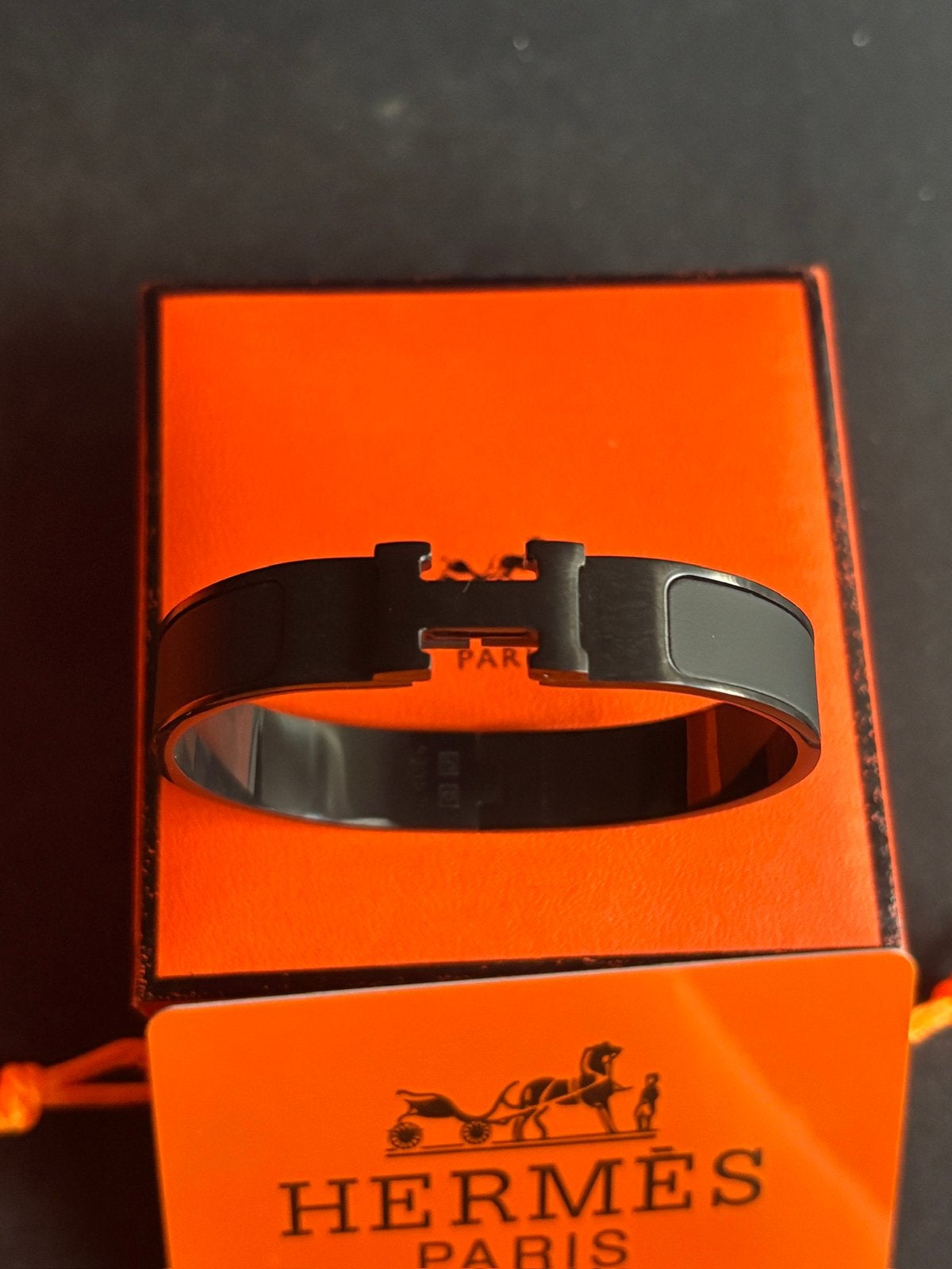 Hermes Armband, Sieraden, Tassen en Uiterlijk, Armbanden, Ophalen of Verzenden, Nieuw, Zwart, Overige materialen