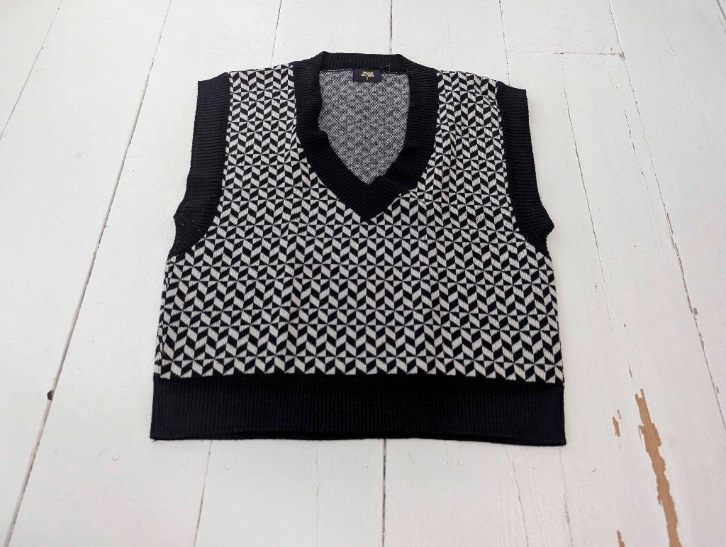 Spencer met print van Seven Sisters, Ophalen of Verzenden, Zo goed als nieuw, Maat 36 (S), Meerkleurig