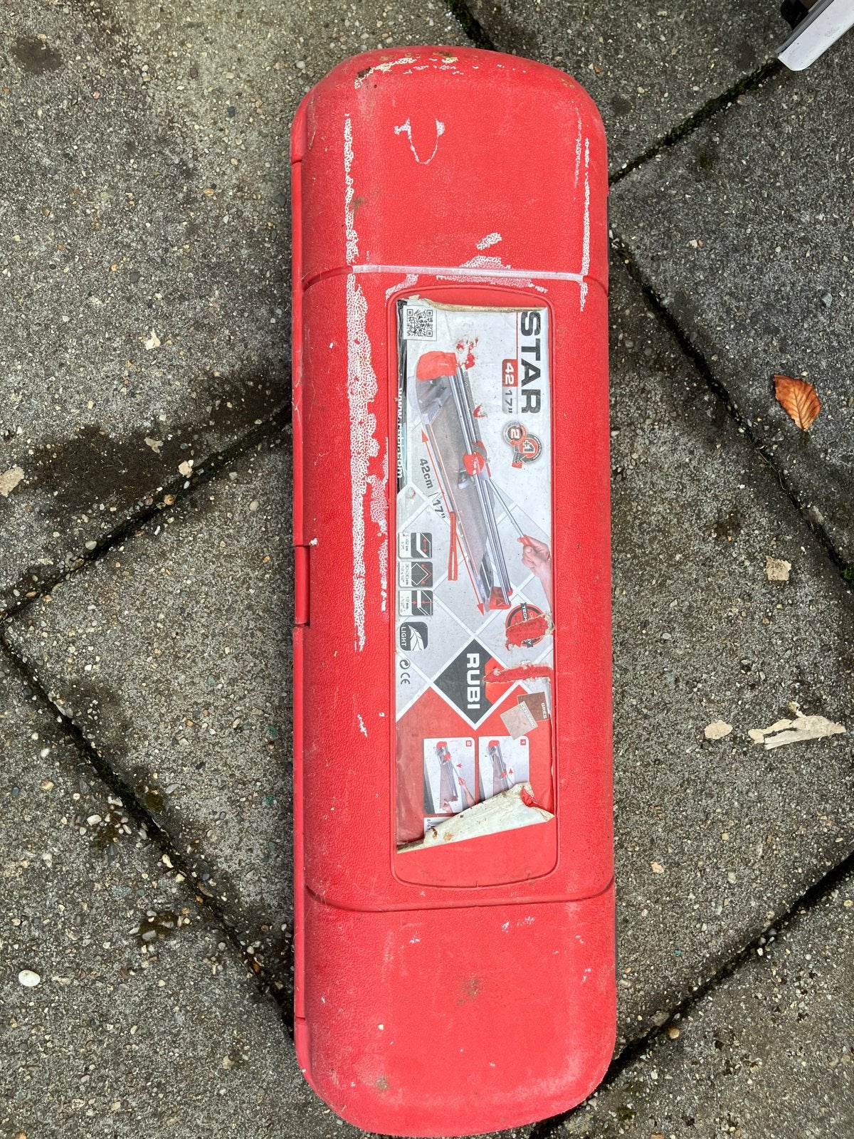 Rubi Star 42 tegelzaagmachine in koffer, Gebruikt, Overige typen, Ophalen of Verzenden, 20 tot 40 cm