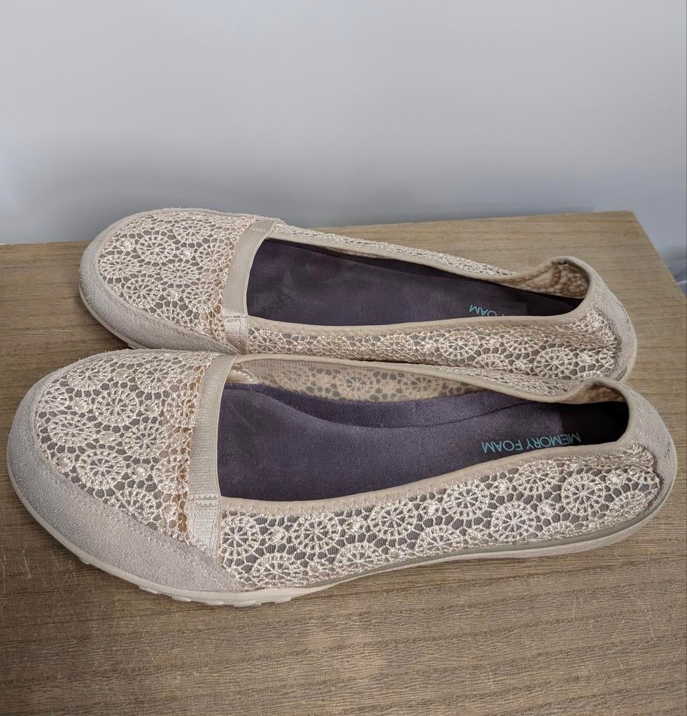 Skechers Ballerina's Maat 40 Beige - Comfortabel & Stijlvol, Kleding | Dames, Schoenen, Skechers, Skechers, Skechers, Beige