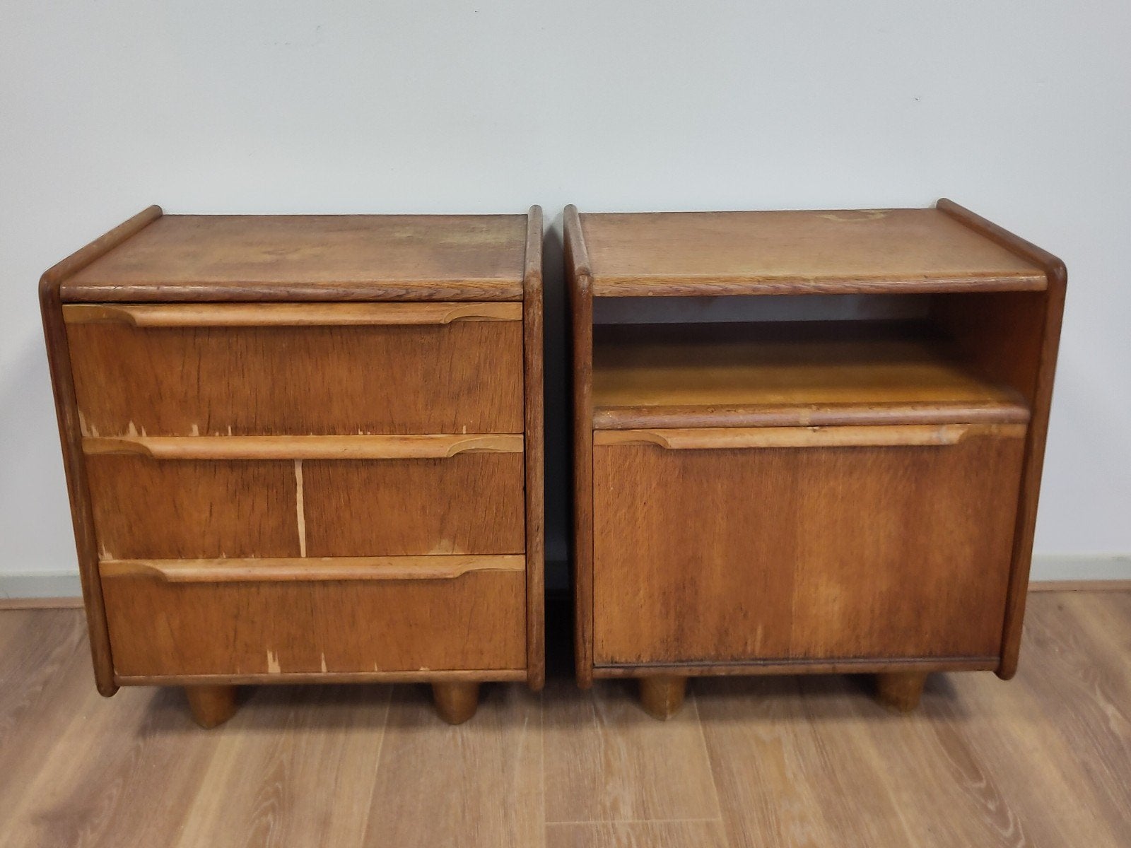 Vintage nachtkastje Pastoe kastje Cees Braakman ladekast, Gebruikt, Minder dan 45 cm, ., Ophalen of Verzenden