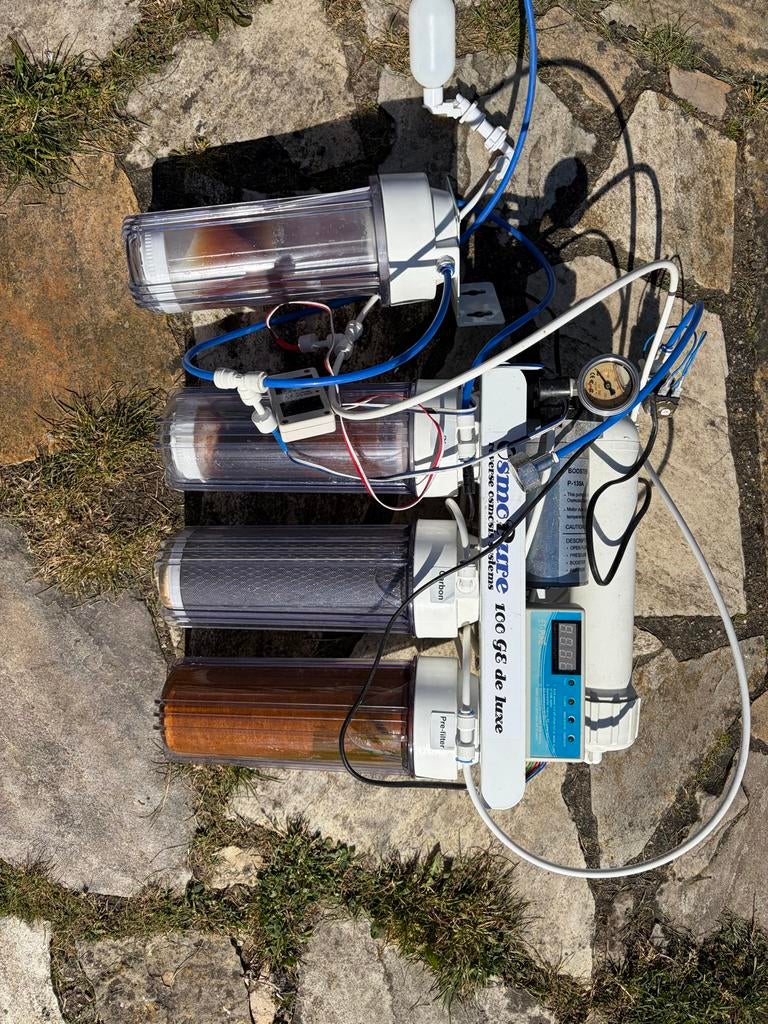 Osmopure 100 GE de luxe omgekeerde osmose systeem, Ophalen of Verzenden, Gebruikt, Elektrische waterontharder