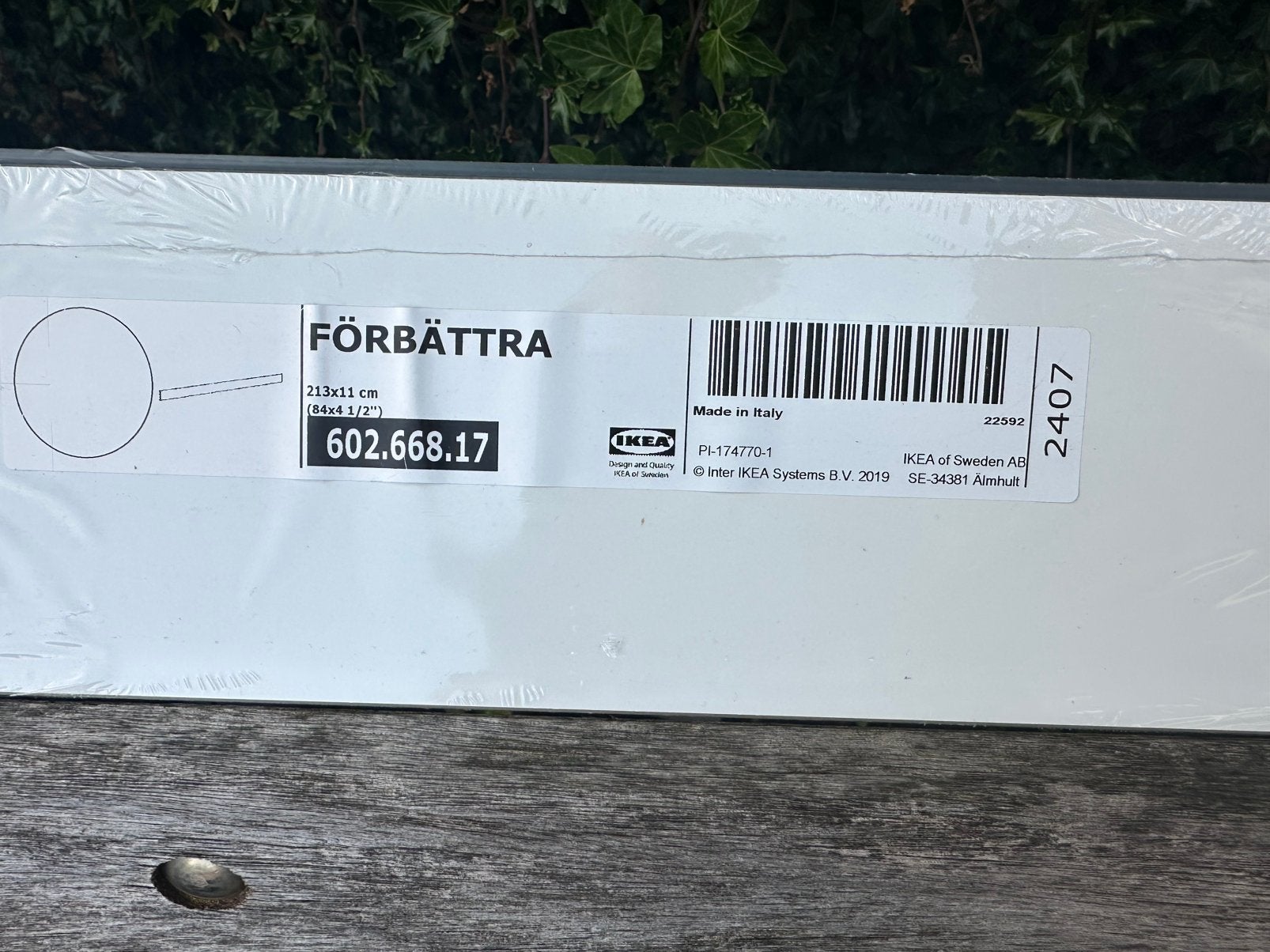IKEA Forbattra plint nieuw, Kunststof, Nieuw, Ophalen of Verzenden, 200 tot 250 cm