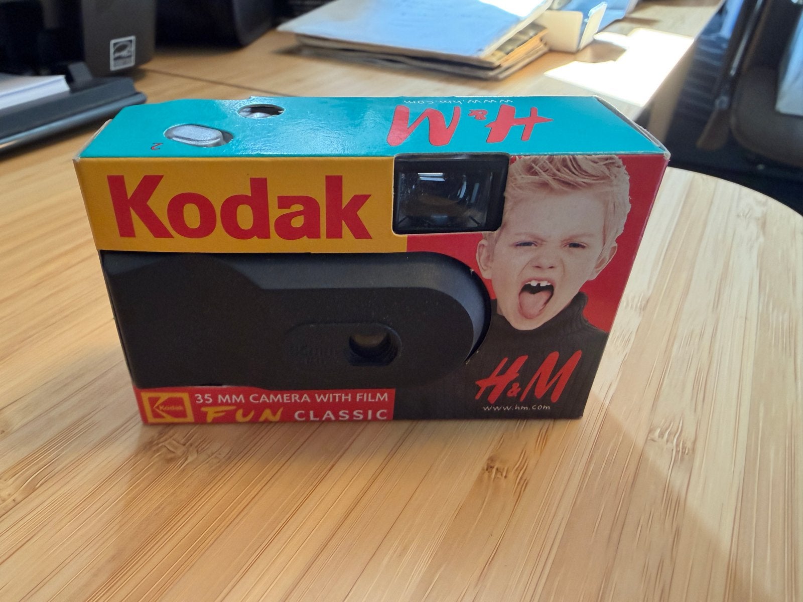 Kodak Funclassic 35 mm wegwerpcamera, Ophalen of Verzenden, Zo goed als nieuw, Compact, Kodak