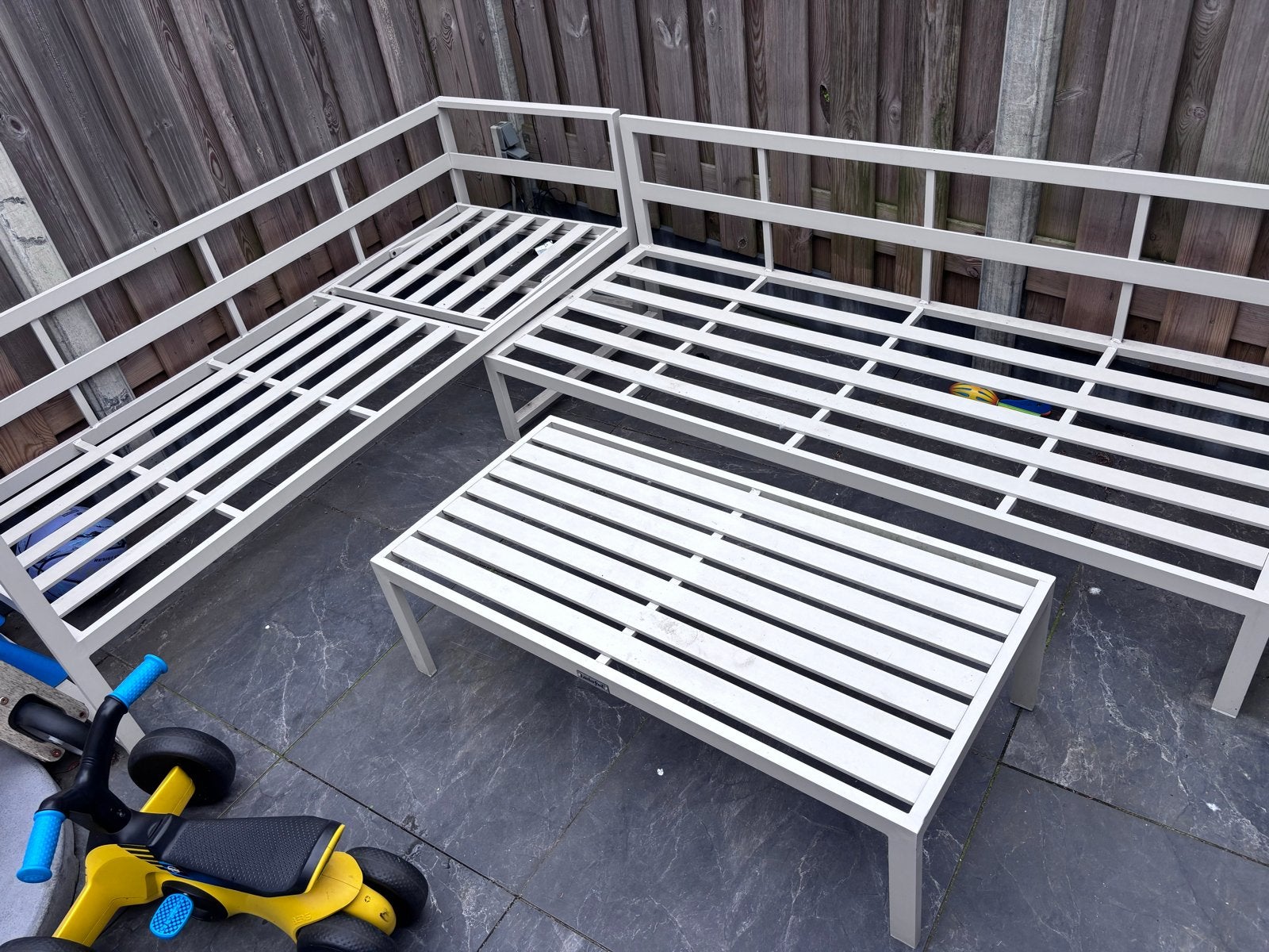 Lanterfant Loungeset, Tuin en Terras, Ophalen, Meer dan 8 zitplaatsen, Aluminium, Zo goed als nieuw