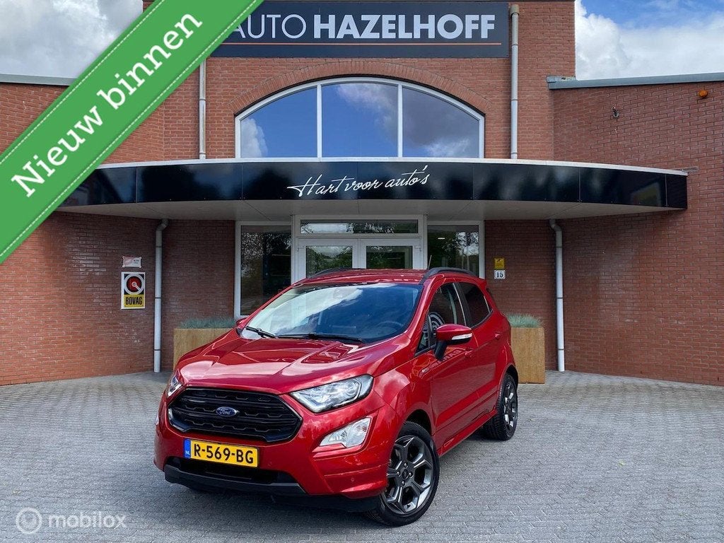 Ford EcoSport 1.0 EcoBoost ST-Line met 35.426Km | Stoel/stuu, Auto's, Ford, Bedrijf, Te koop, Ecosport, ABS, Achteruitrijcamera