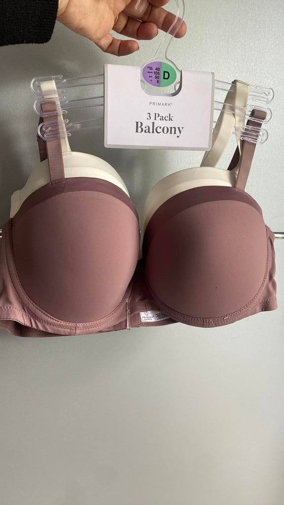 Bh maat 90D 2 stuks nieuw met kaartje eraan!, Kleding | Dames, Ondergoed en Lingerie, Ophalen of Verzenden, Zwart, BH