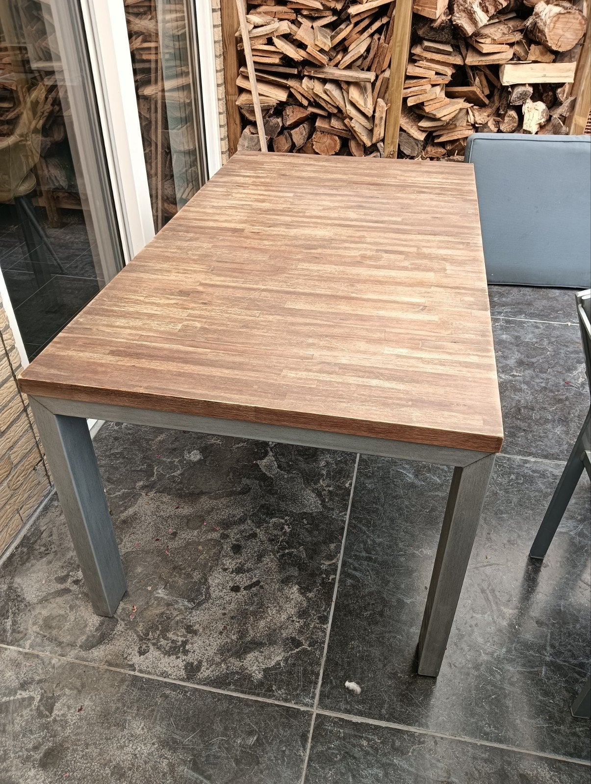 keukentafel 160cm/90cm, Huis en Inrichting, Ophalen, Gebruikt, 50 tot 100 cm, 150 tot 200 cm