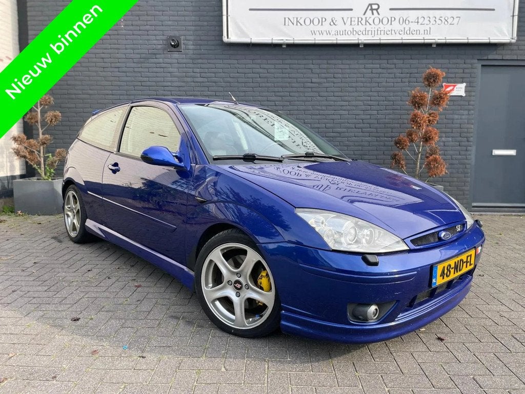 Ford Focus 2.0-16V ST170 1 JAAR APK! Inruil mogelijk, Stof, Zwart, 4 cilinders, Blauw