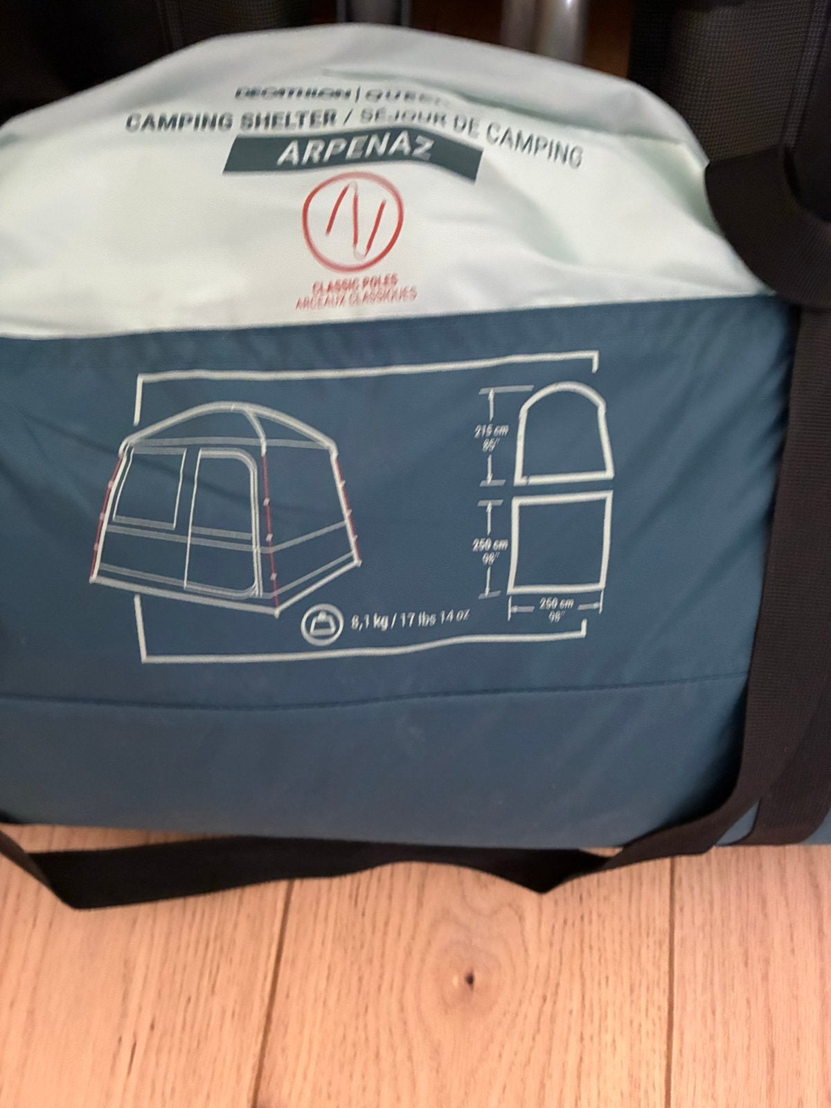 Decathlon Arpenaz, Caravans en Kamperen, Tenten, Ophalen, Zo goed als nieuw